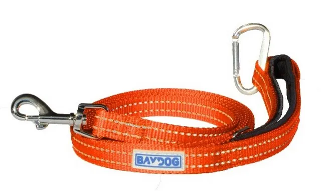 6' Baydog Orange Pensacola Leash - Dog/Cat Supplements